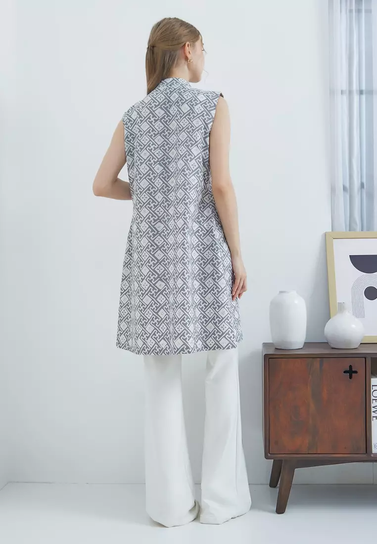 Nayara Outer Batik Fey Katun Abu Muda