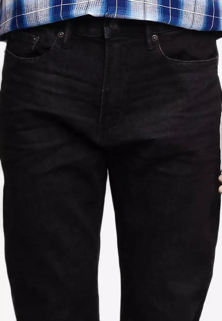 Buy GAP VSlim Taper Washed Black 2024 Online ZALORA