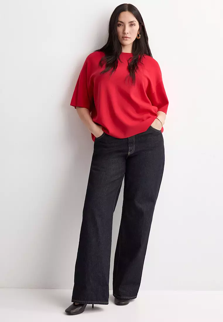 Oversize Short Sleeve Sweater