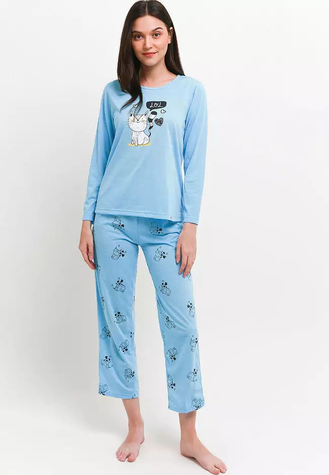 Pyjama Long Sleeve Long Pants Pants Sleepwear