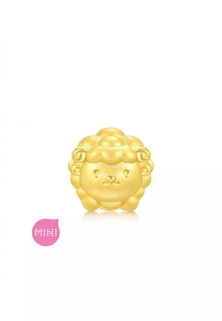 Charme 999 24K Gold Chinese Zodiac Sheep Charm 93698C (Bracelet not included)
