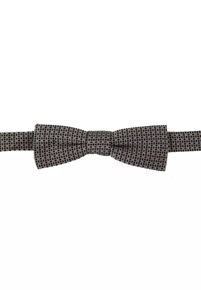 Dolce & Gabbana Solid Silk Adjustable Neck Papillon Tie