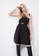 iROO black Sleeveless Pleated Puffy Skirt Dress FC2FEAA0933B60GS_1