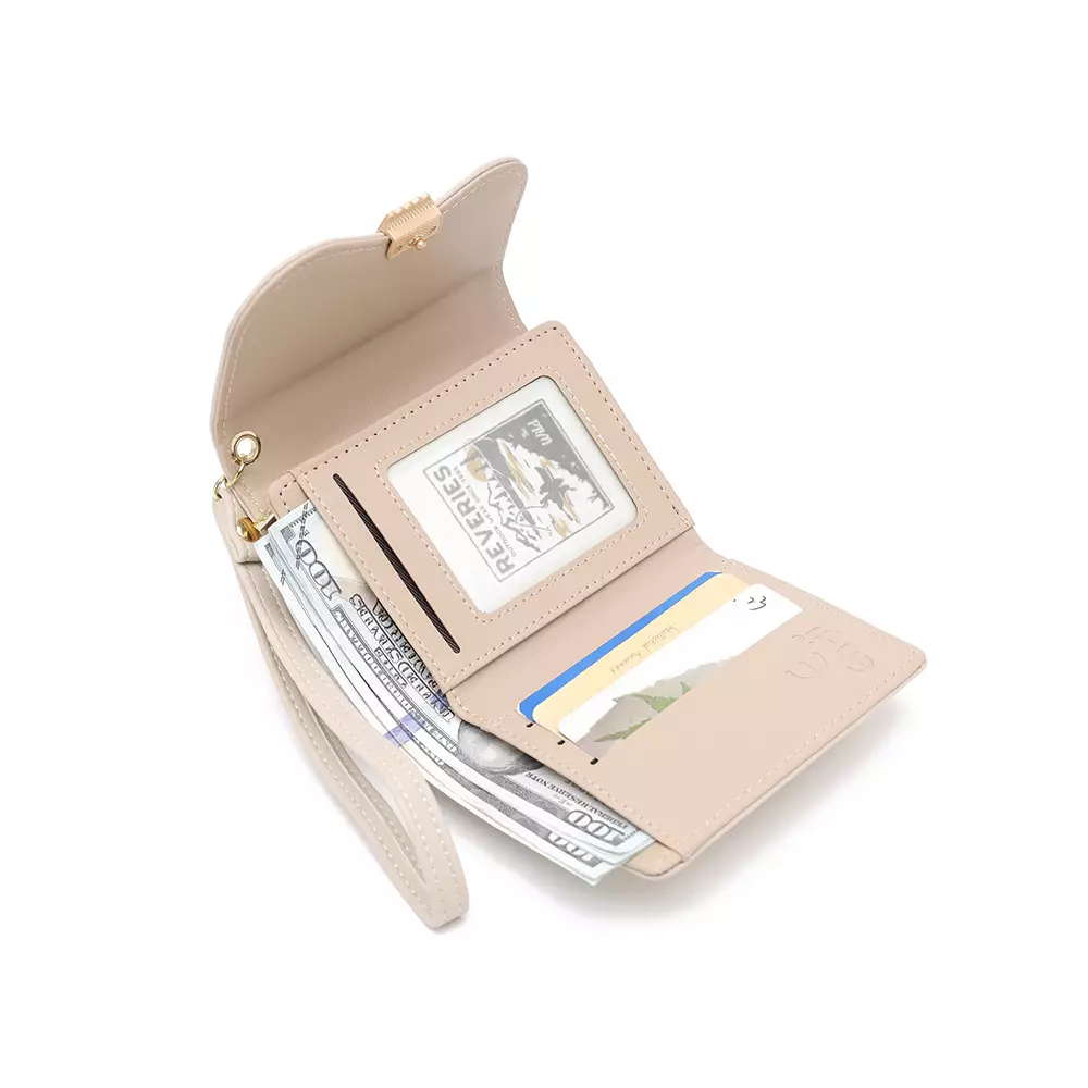 En-ji Soji Wallet Dompet Wanita Warna Ivory