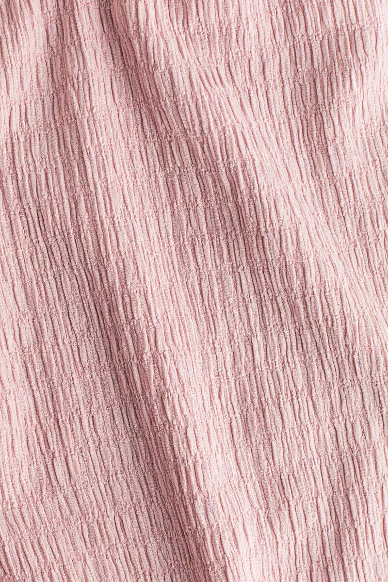 Textured jersey trousers
