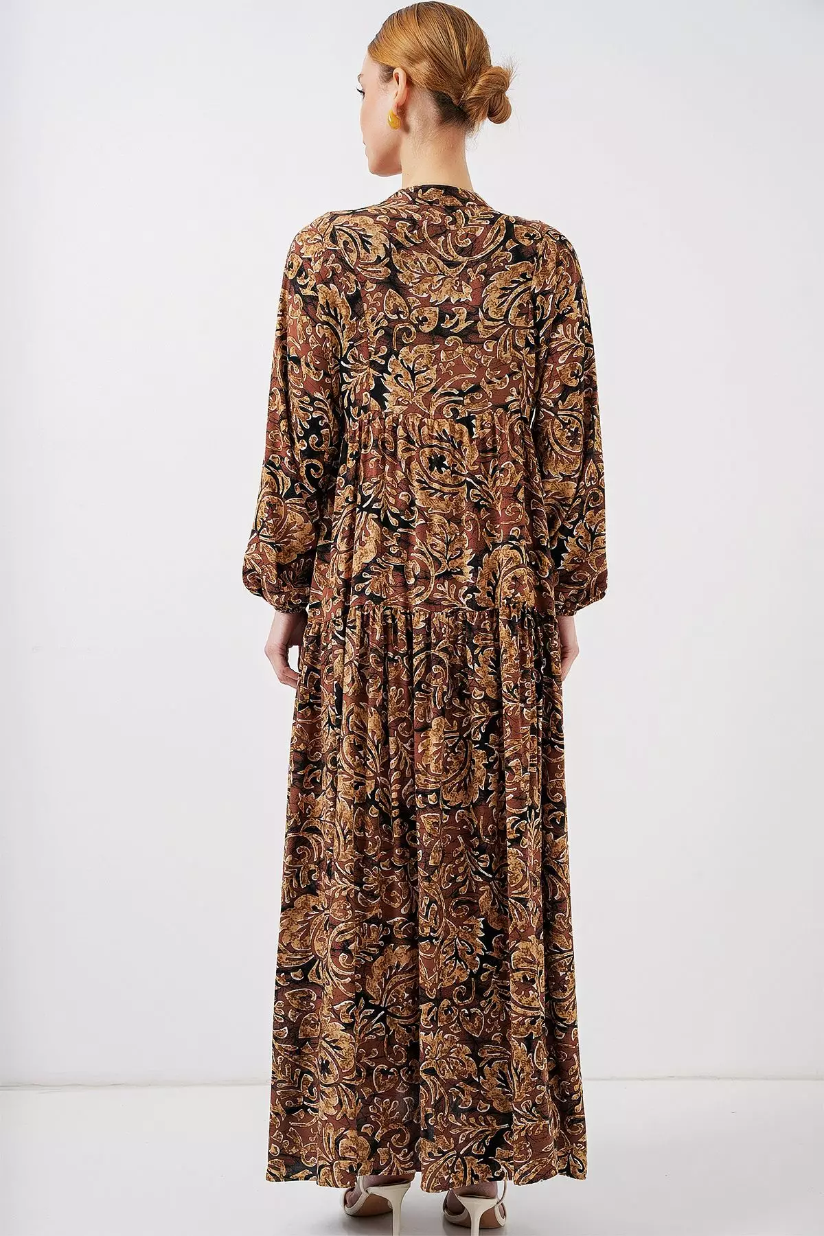 Patterned Modest Dress