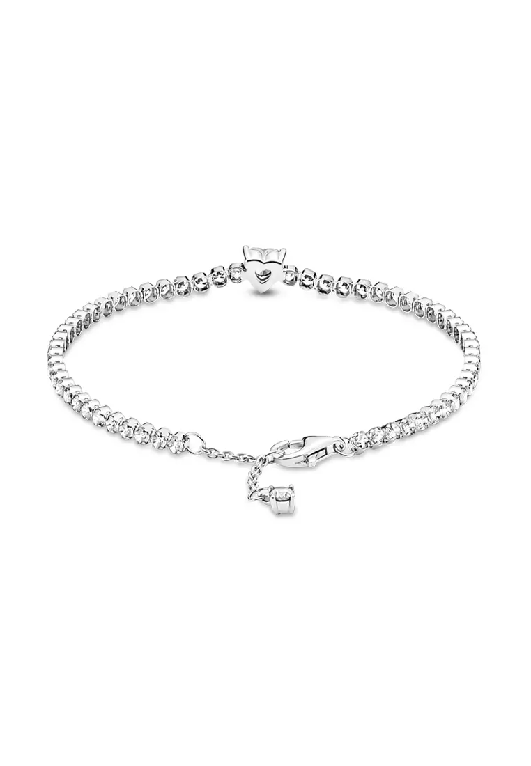Pandora Sparkling Heart Tennis Bracelet