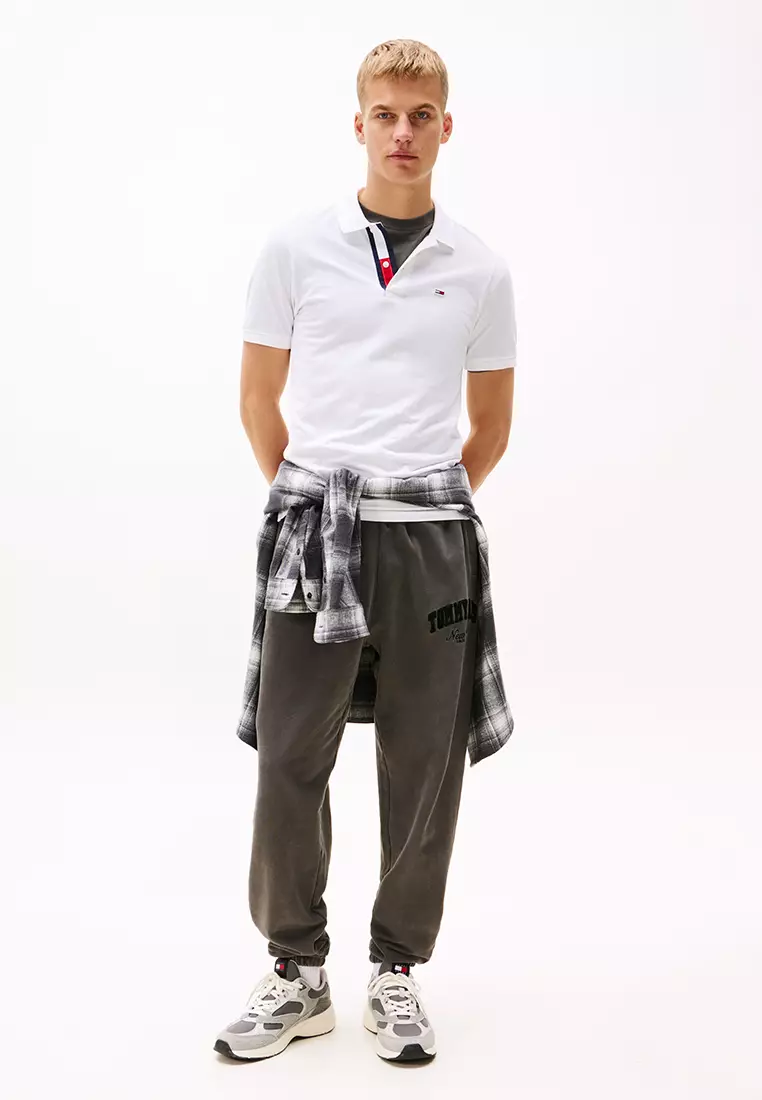Pure Cotton Slim Fit Polo Shirt - Tommy Jeans
