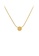 Glamorousky silver Fashion Chinese Style Plated Gold 316L Stainless Steel Double Happiness Blessing Geometric Round Pendant with Necklace 76913AC6F3FB73GS_1