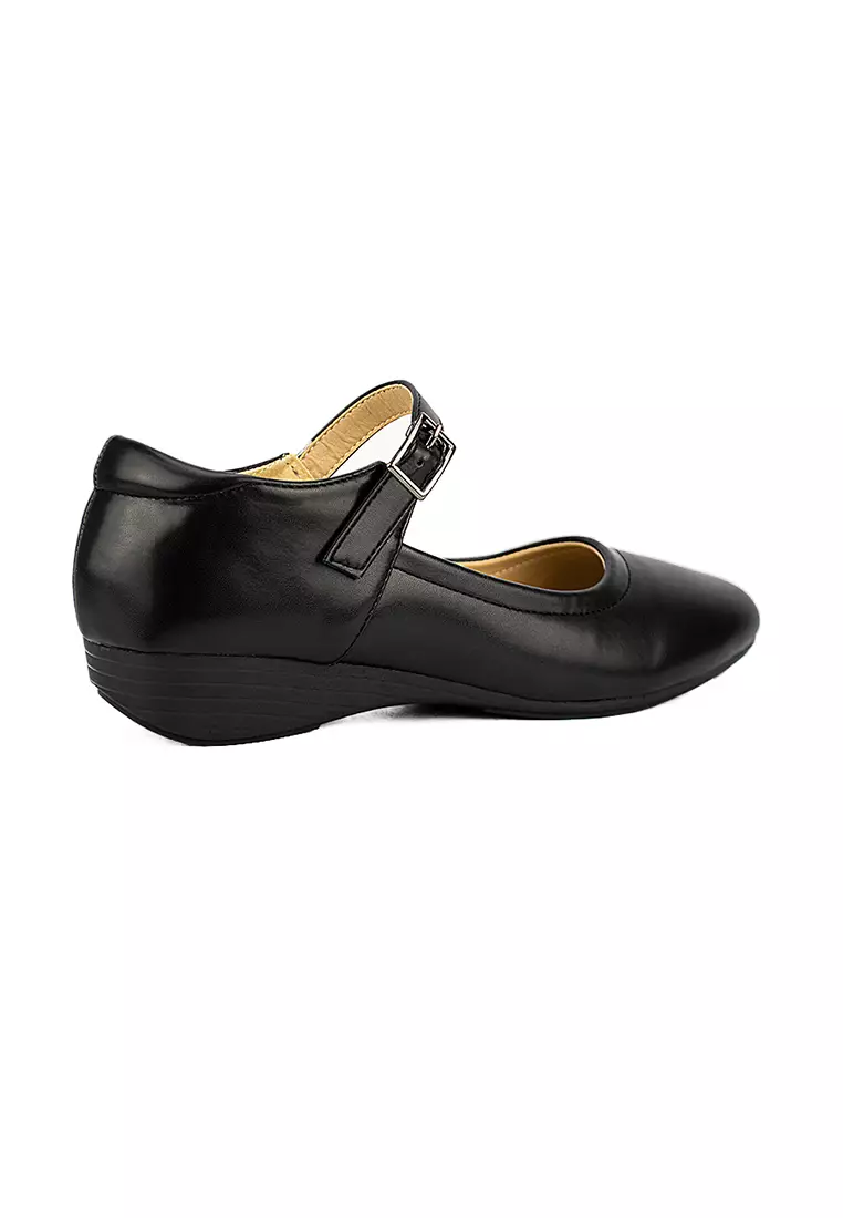 Women's Flats School Shoes LW 24180 Black  C29 C41