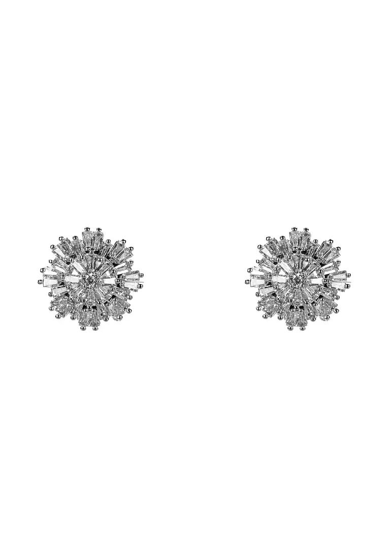 Clip on hot sale snowflake earrings