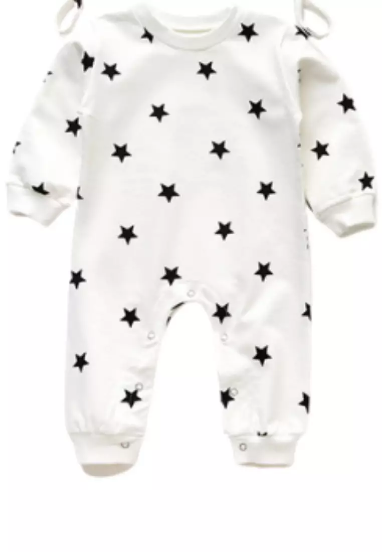 Raye Romper Set - White