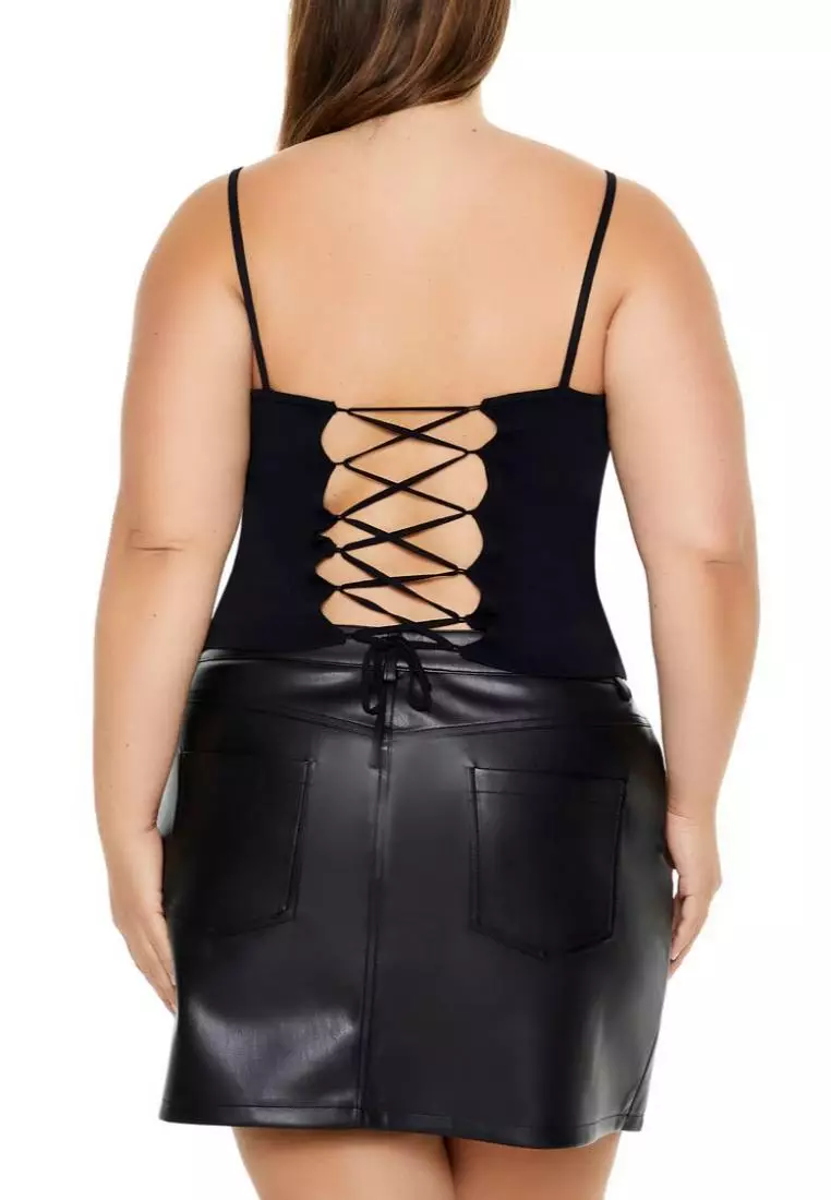 Forever 21 lace up sweater shop