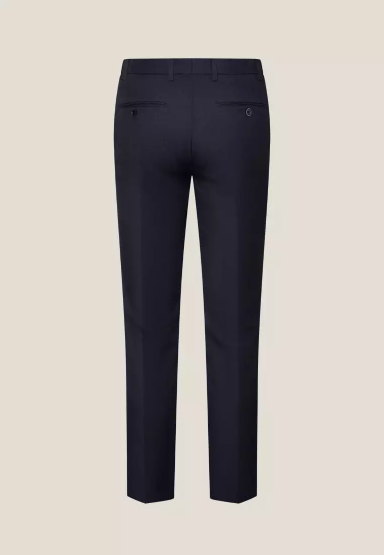 G2000 Teflon Smart Fit Twill Suit Pants with Elastic Waist Band