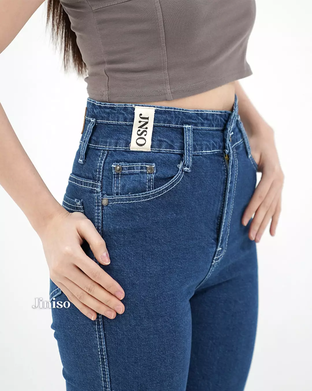 Ultra Highwaist Cutbray Stretch Jeans 611 HANGOUT
