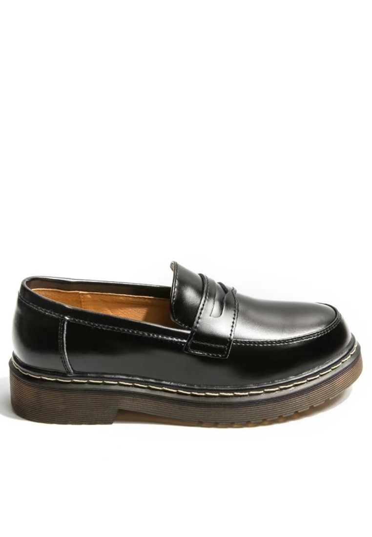 3.5CM Leather Penny Loafers MZ606