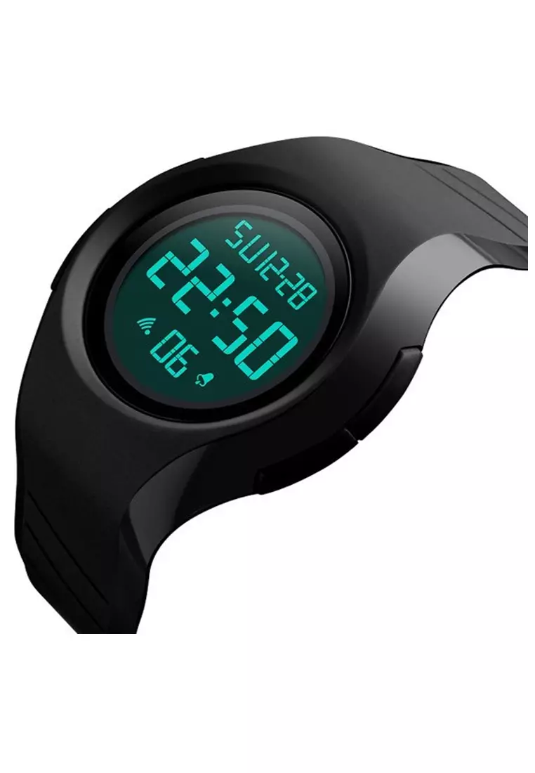 Jam Tangan Casual Digital Pria Stopwatch Alarm Waterproof Strap Tali Material Silicone YU72 ORIGINAL