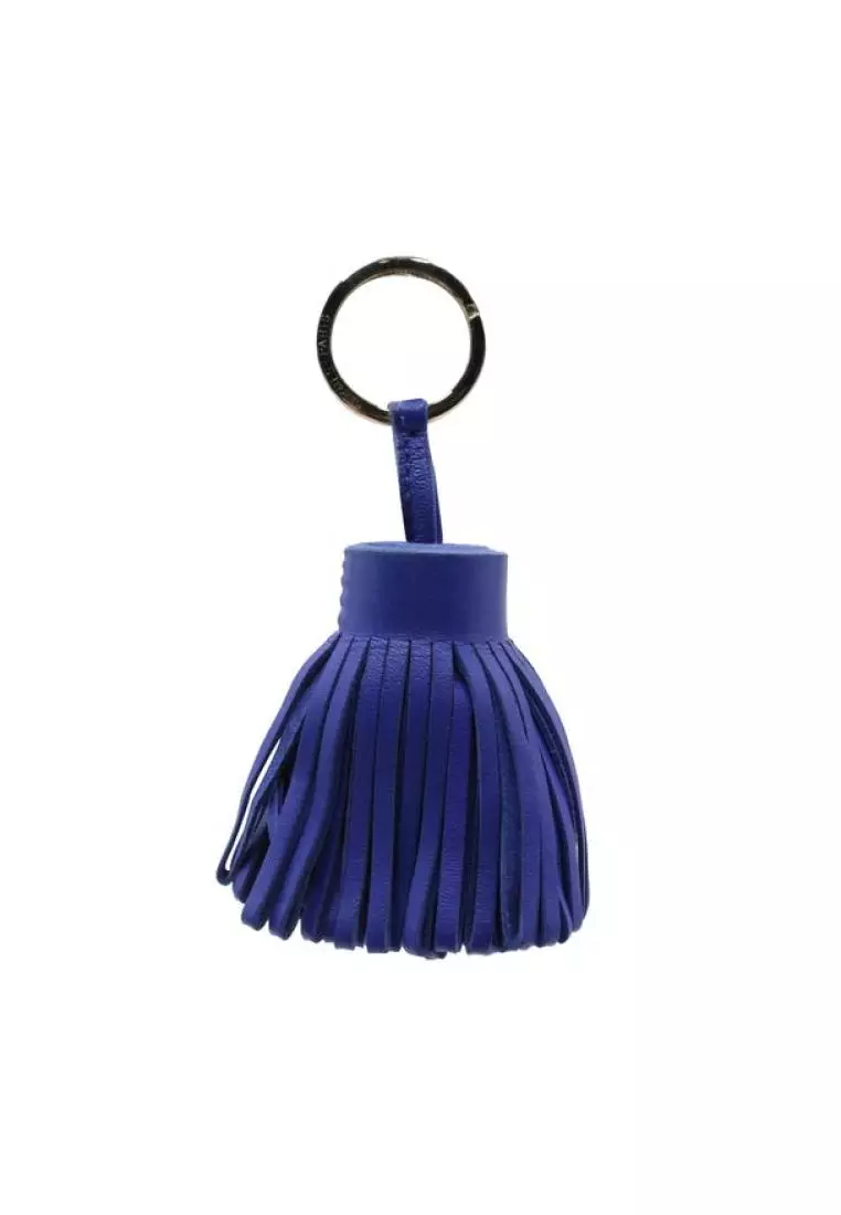 Buy Hermès PreLoved Hermès Bleu Electrique Carmen Tassel Keyring