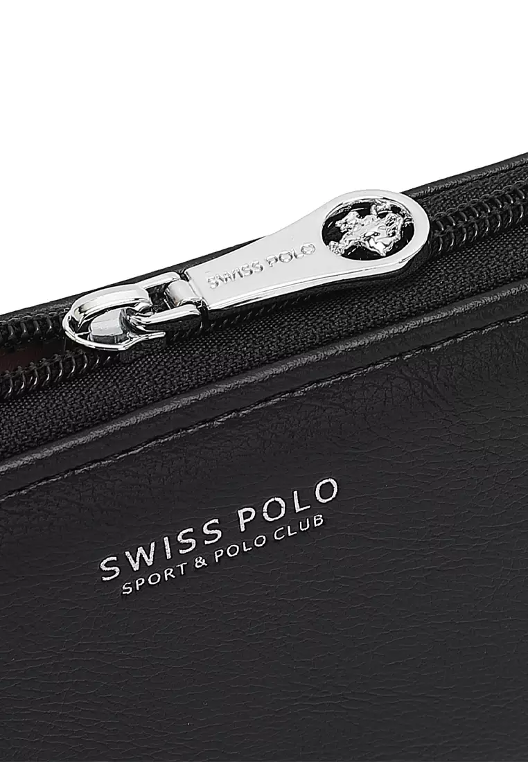 Women's Long Zipper Wallet - Black