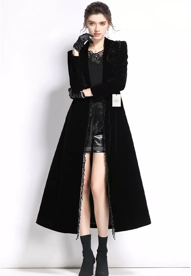 Long hotsell velvet shoes