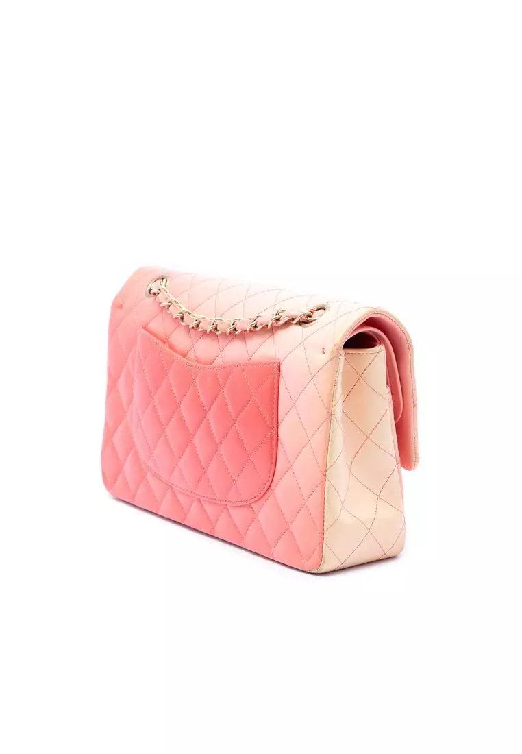 Pre-Loved Chanel Medium Classic Ombre Lambskin Double Flap