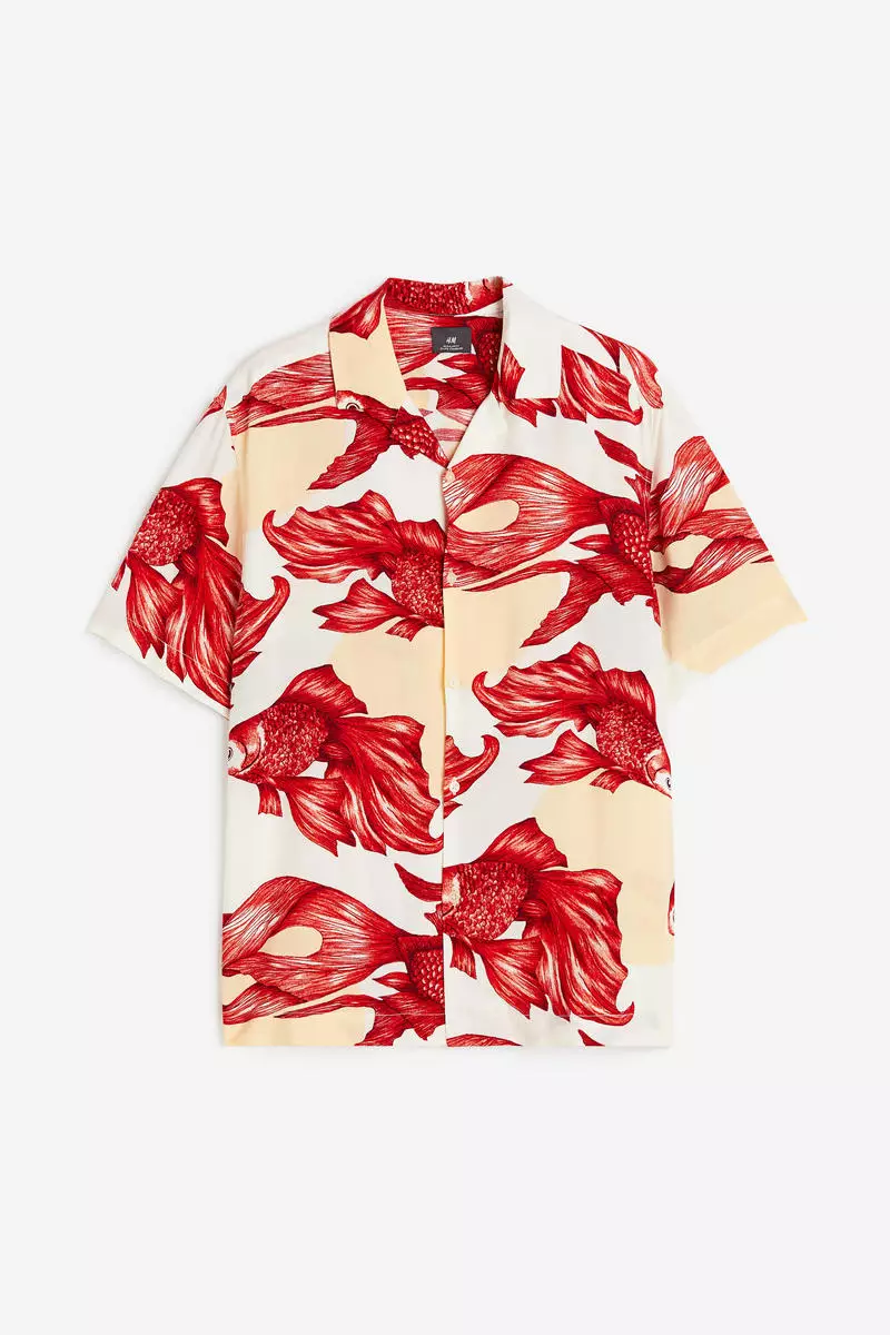Buy H&M Patterned resort shirt 2024 Online