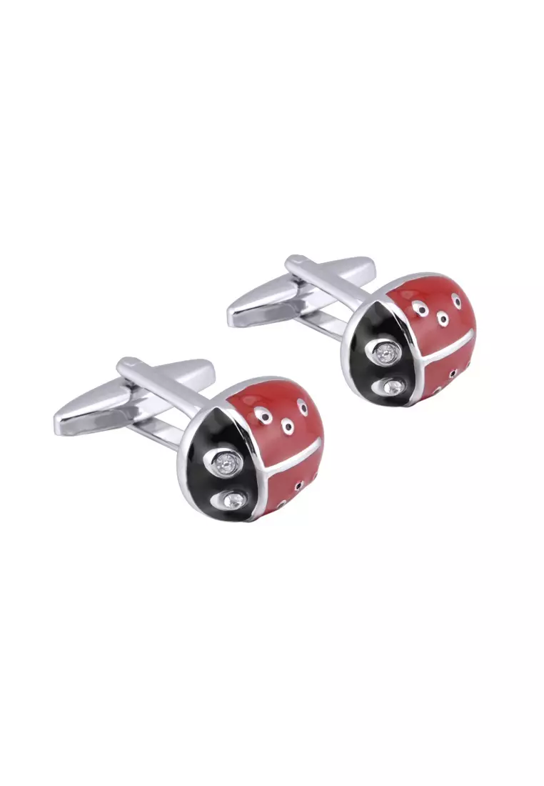 Silver Insect Cufflinks (KC10089)