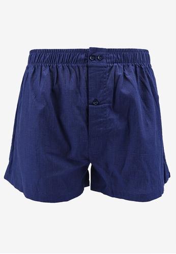 MANGO Man blue Cotton Boxer Shorts 772FBUSF81F45FGS_1