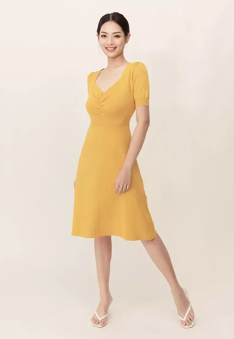 Casual midi sale dresses sleeves
