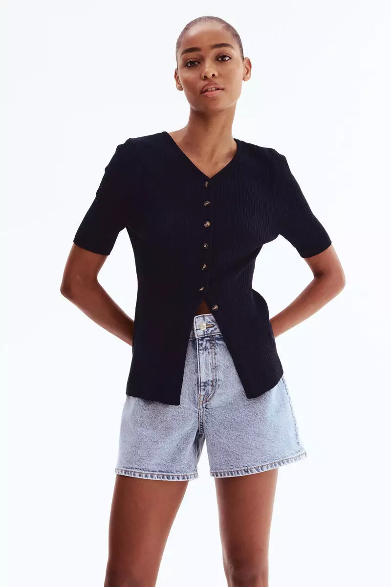 Denim shorts