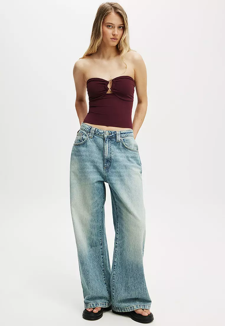 Trim Buckle Detail Tube Top