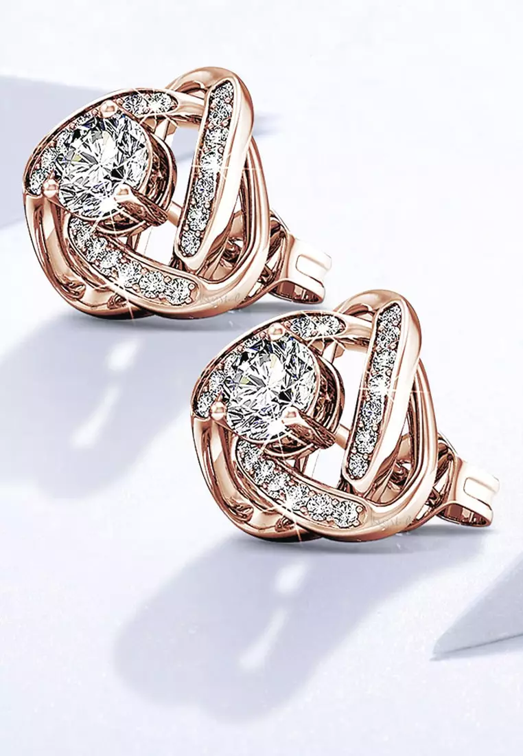 Celtic knot stud earrings sale