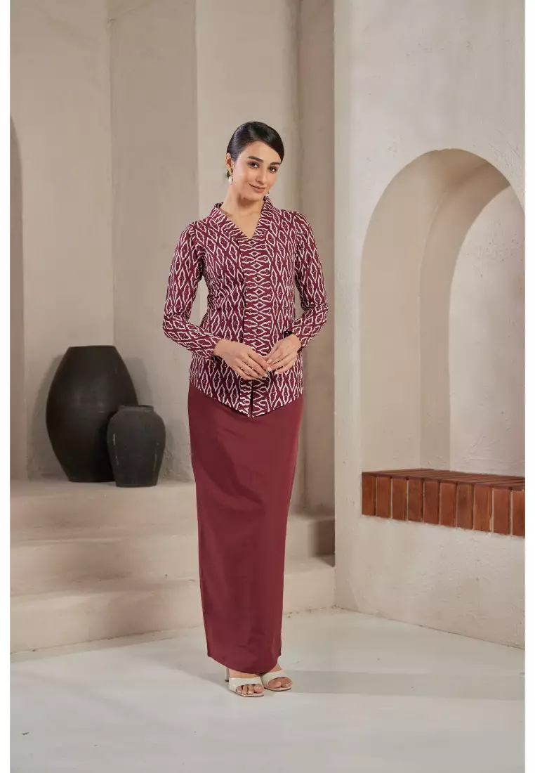 Buy Amar Amran Kebaya Midi Batik Moden 2025 Online ZALORA