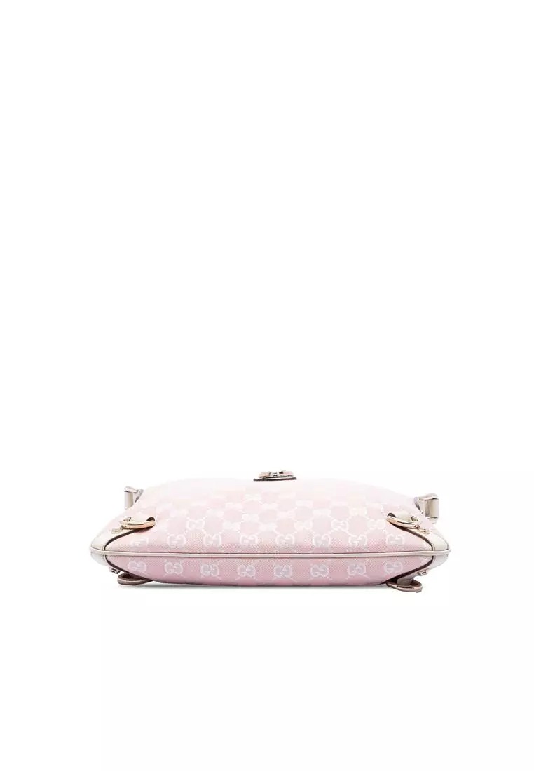 Pre-Loved Gucci Gg Canvas Abbey D Ring Crossbody