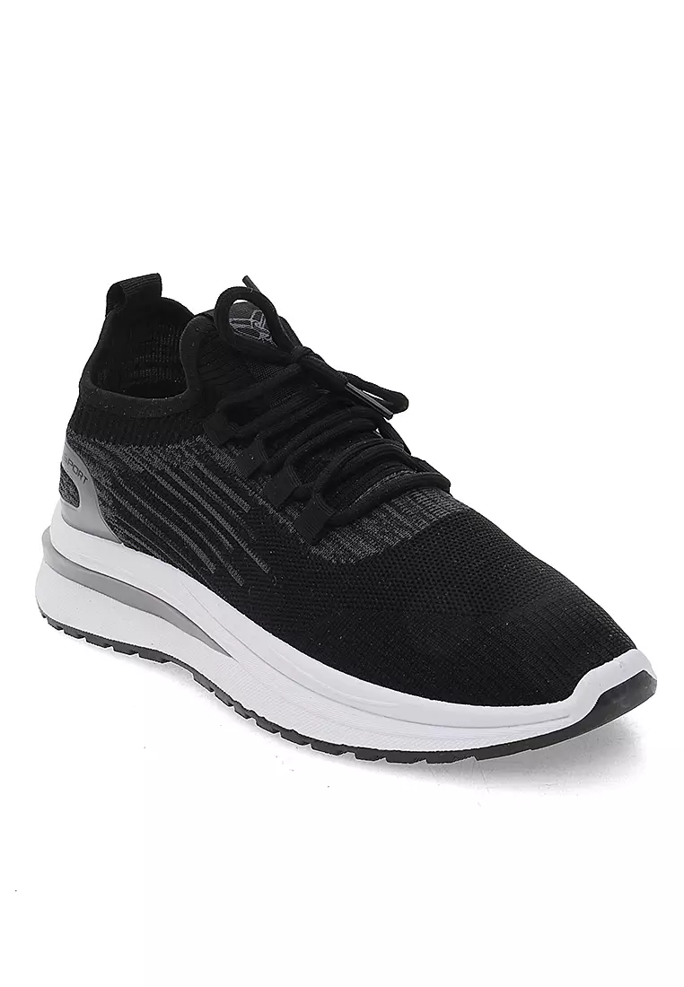 Chayton Sepatu Olahraga Pria Sneakers Casual Sport Shoes Material Synthetic ORIGINAL - Black