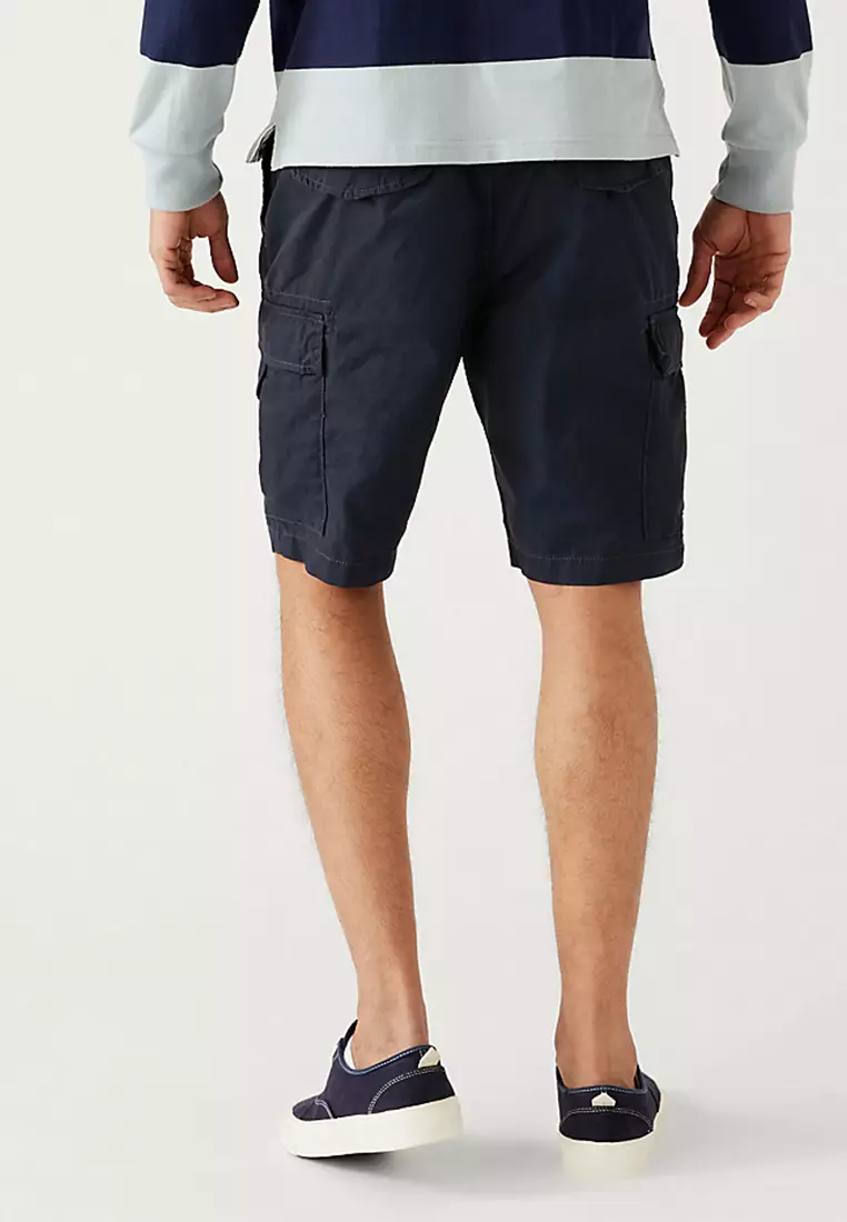 Pure Cotton Cargo Shorts