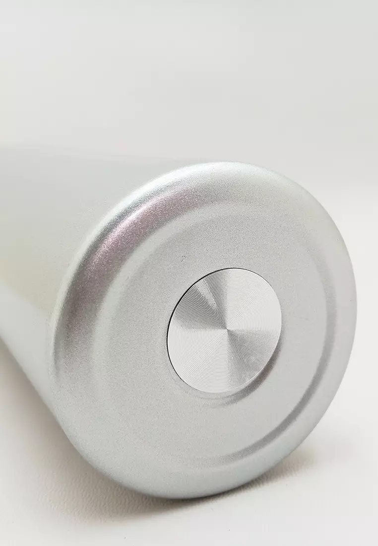 Wakakids Botol Minum Termos Stainless Steel Tumbler Premium Simple Polos Glossy Vacuum Insulated 500ml K132 Venjr Silver