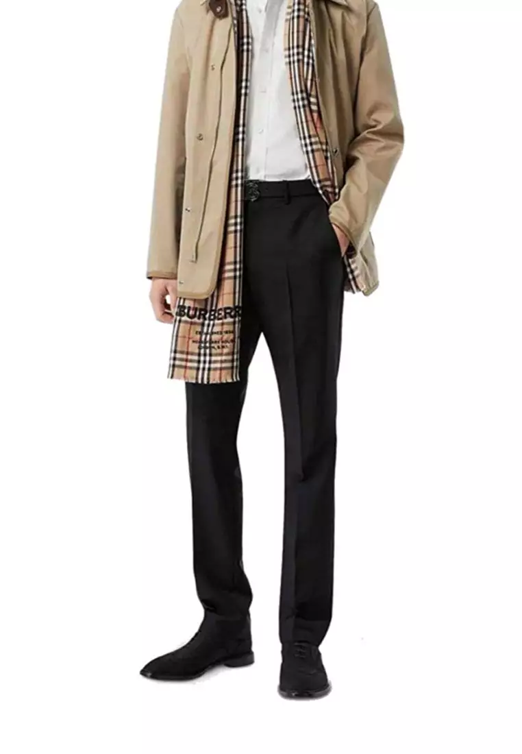 Buy BURBERRY Burberry Women s classic plaid embroidered scarf