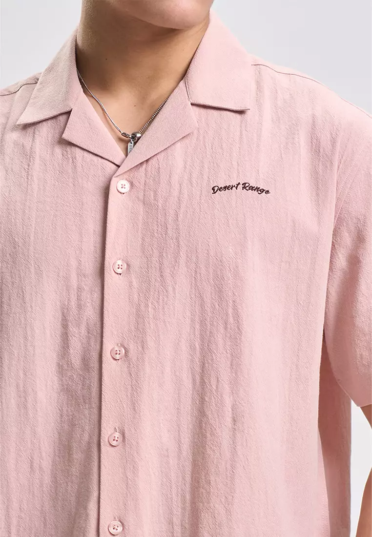 Boxy Shirt with Embroidery