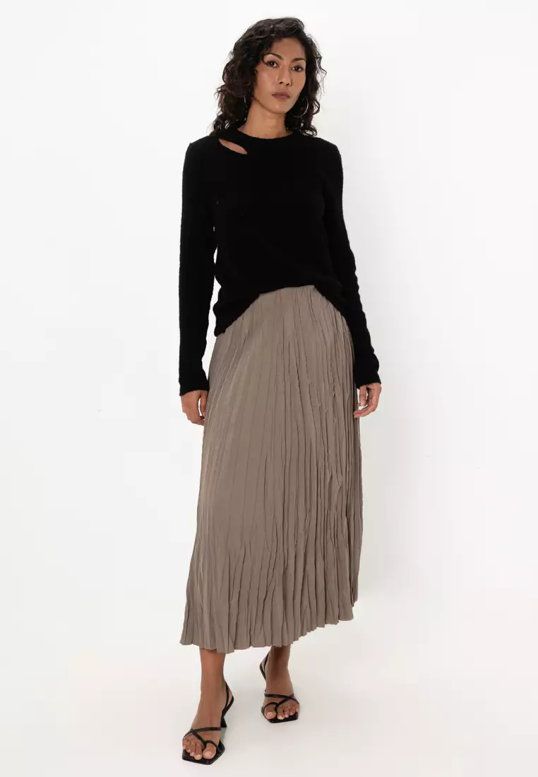 ★ Massimo Dutti★ 100% cotton long pleated skirt 052355306 05291584800-o6.jpg?ts=