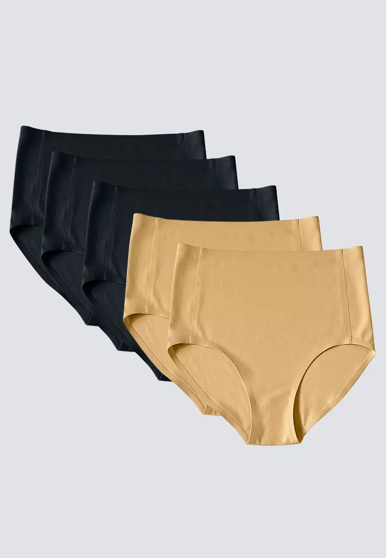 10% cashback] (Pack of 5) GITGRNTH ( Multicolour Seamless Panties