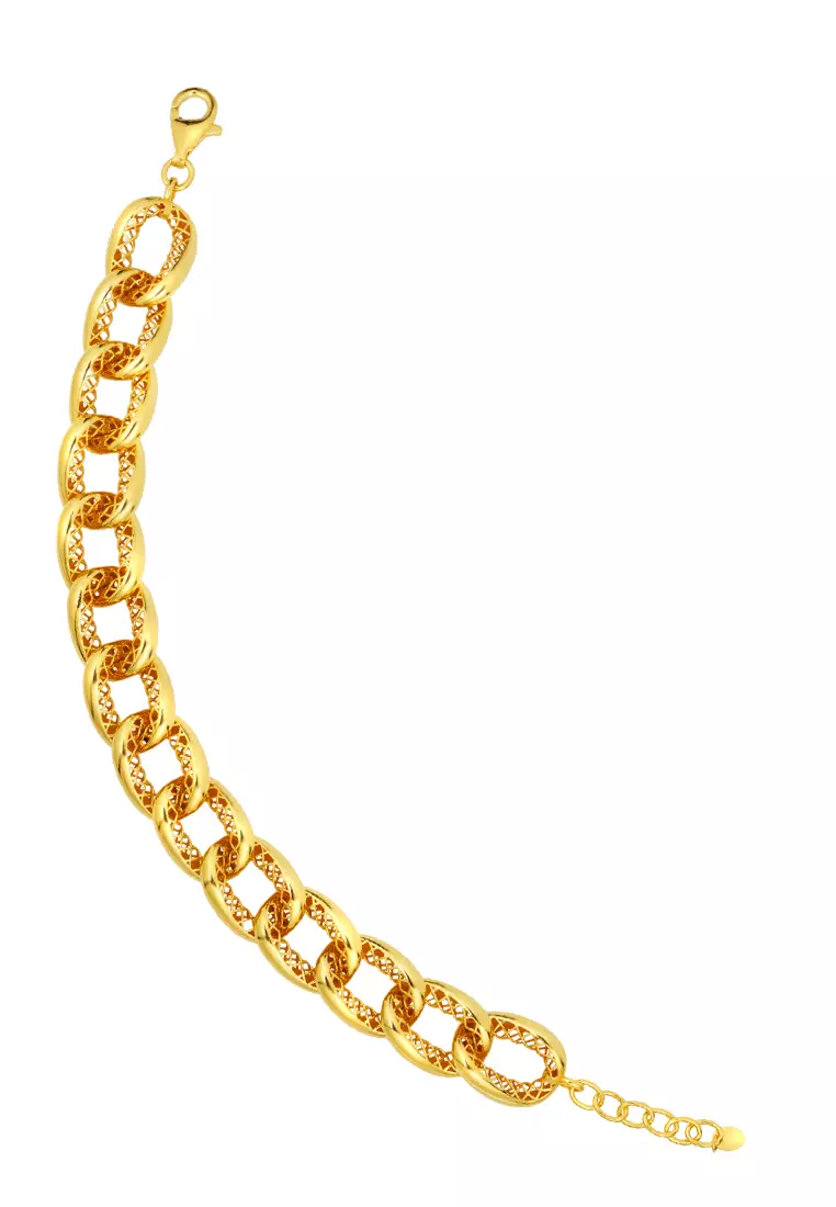 TOMEI Link Bracelet, Yellow Gold 916