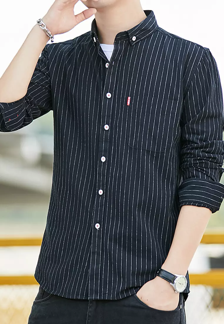 Slim Stripe Long Sleeved Shirt C1620