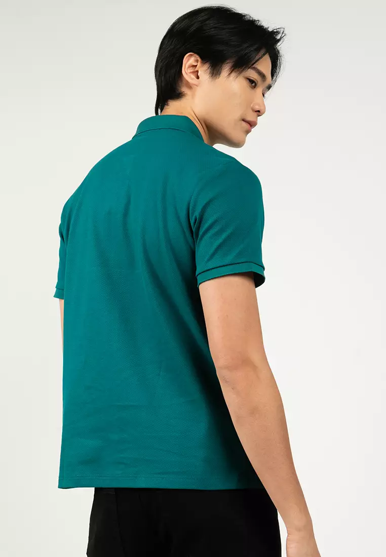 Athletic Camp Printed Polo Shirt