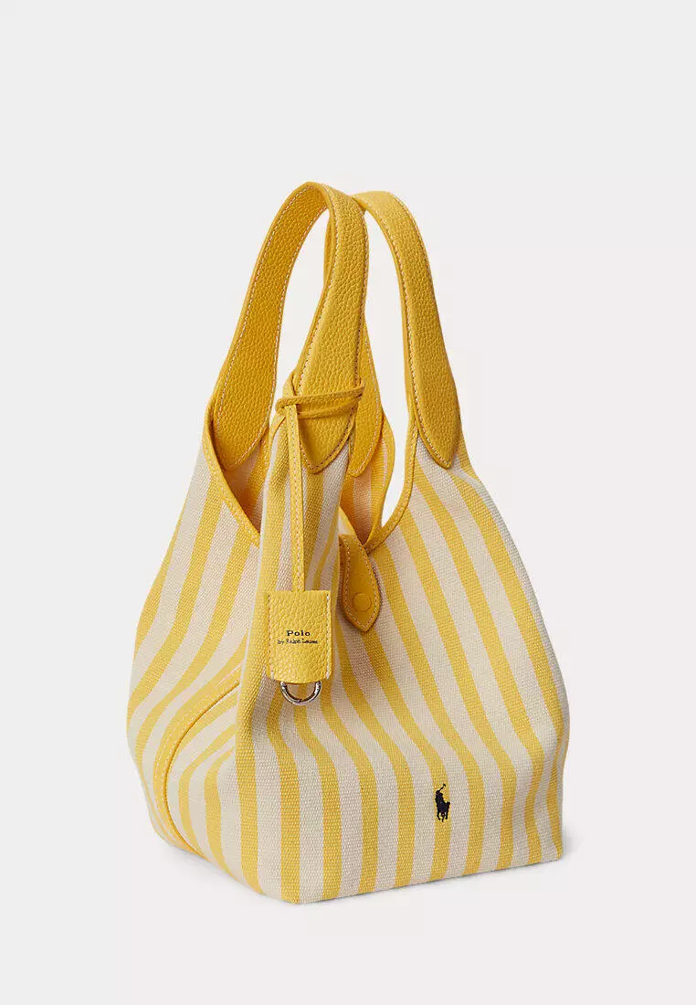 Polo Ralph Lauren Women Polo Play Striped Canvas Tote