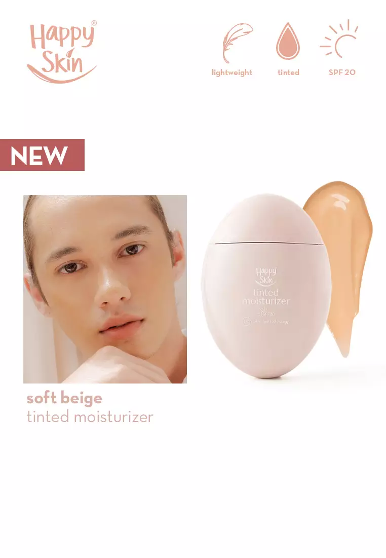 Buy Happy Skin Second Skin Tinted Moisturizer in Soft Beige 2023 Online