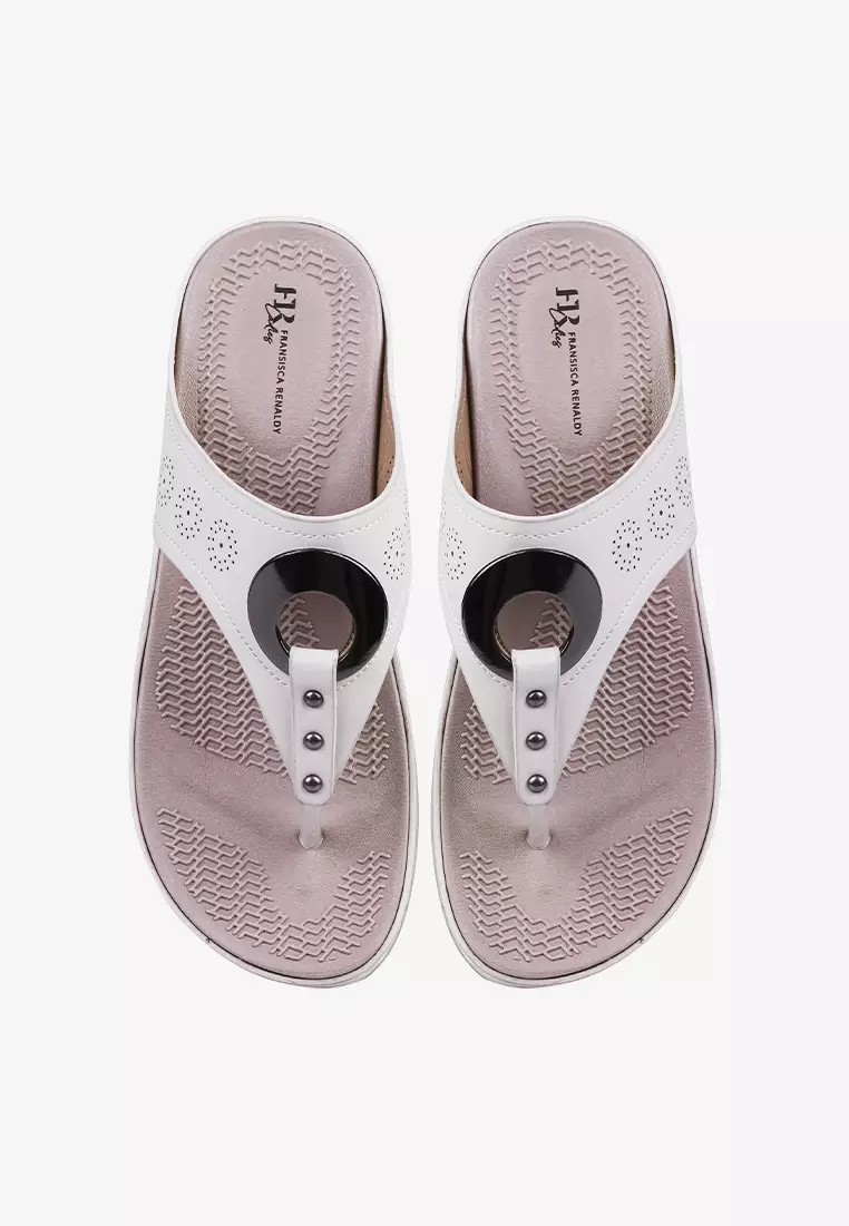 Sandal Capit Platform Wanita PU Premium Ringan L.Imelda 01