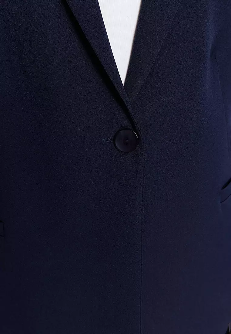 Lined Detailed Blazer Jacket