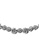 Elfi silver Elfi 925 Sterling Silver Carved Ball Chain Ladies Bracelet SB-59M F68B4AC5778778GS_2