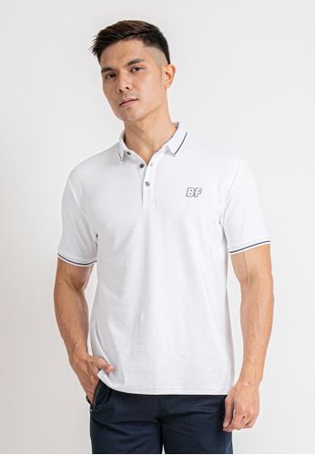 FOREST white Forest Heavy Weight Premium Cotton Polo Tee 250gsm Interlock Knitted Polo T Shirt - 621161/621216-02White F2CDCAA006D9C2GS_1